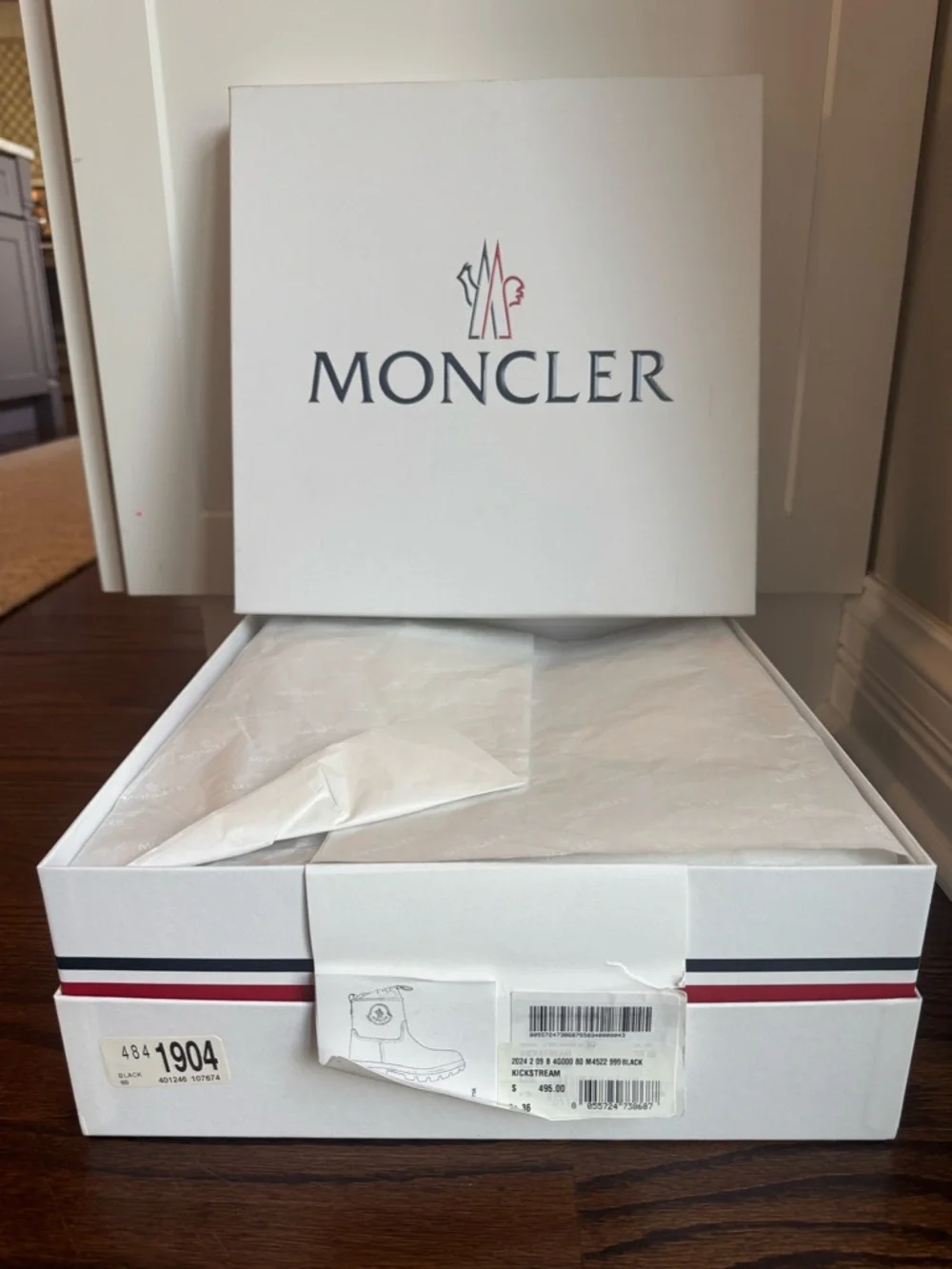Moncler Kickstream Boots Black